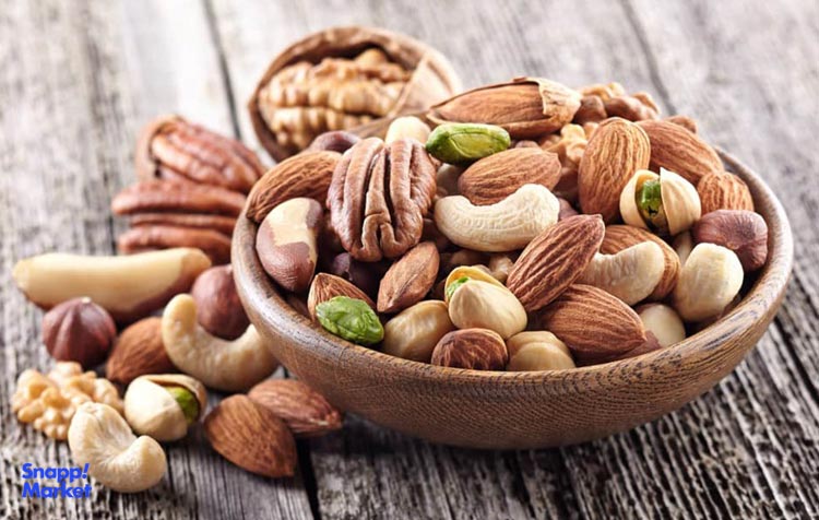 آجیل منبع خوبی از پروتئین