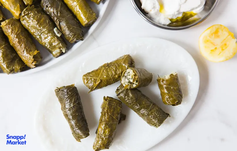 نکته دستور تهیه دلمه برگ مو
