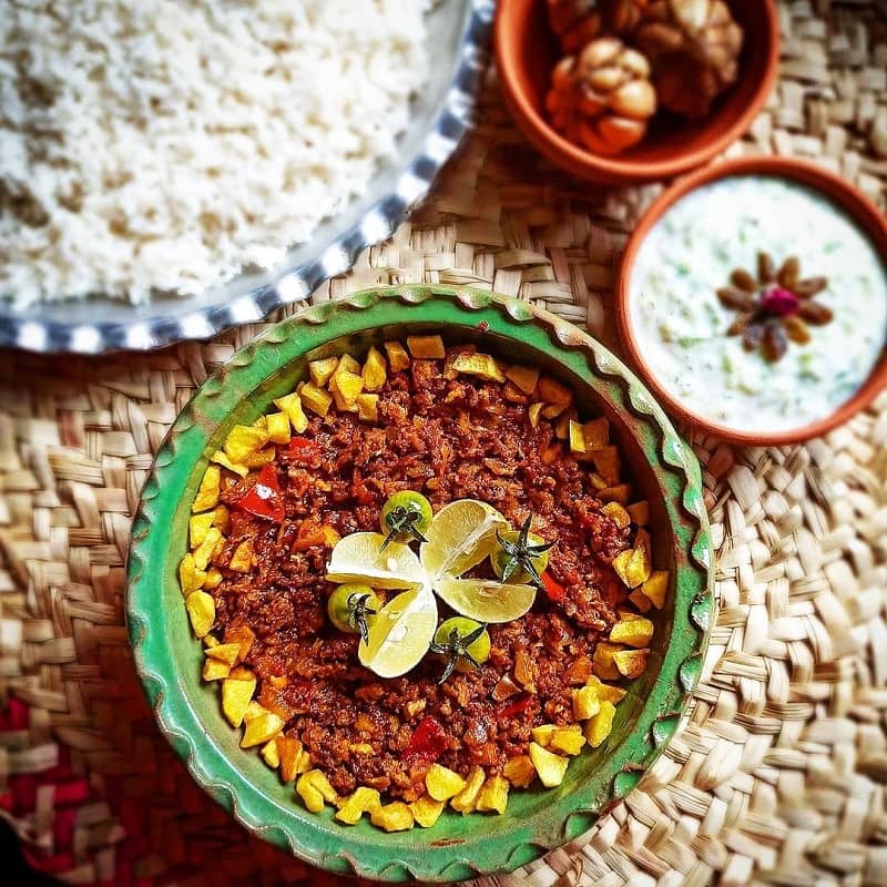 طرز پخت واویشکا با گوشت چرخ کرده