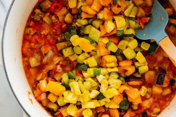 طرز تهیه راتاتویی مرغ