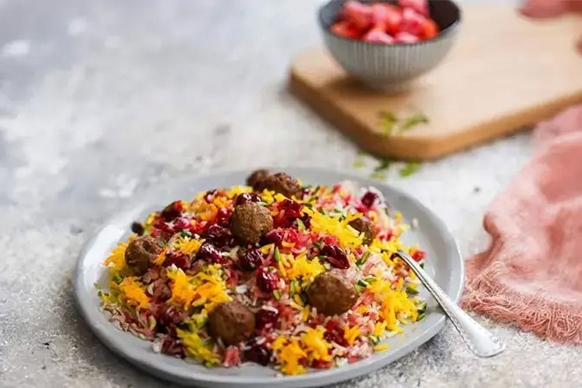 طرز تهیه آلبالو پلو