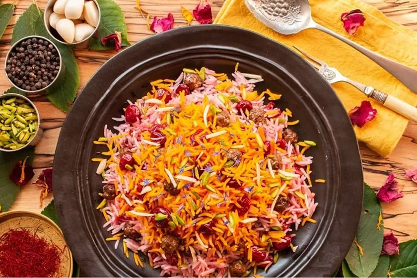 طرز تهیه آلبالو پلو