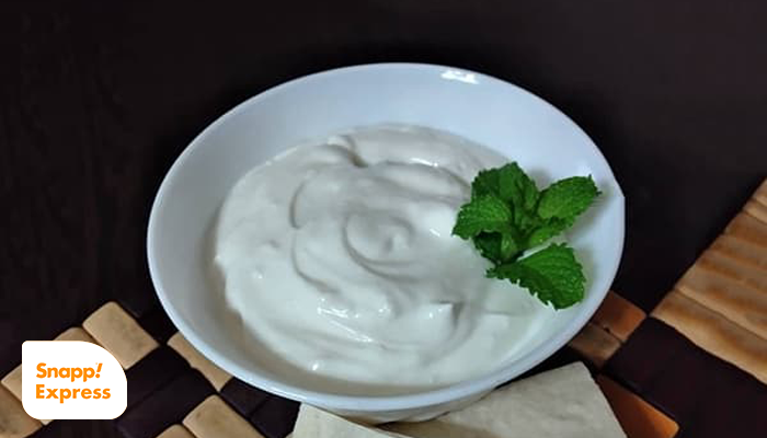 ماست خانگی خامه‌ای