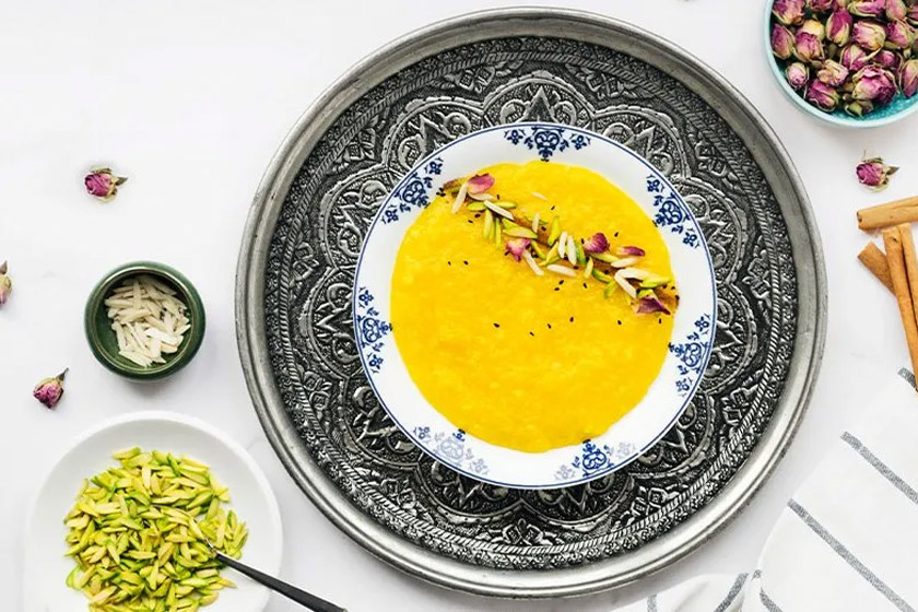 طرز تهیه شله زرد