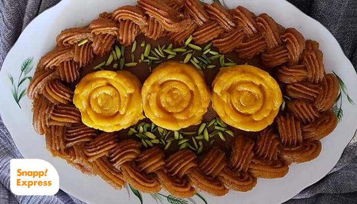 طرز تهیه حلوا سه آرد بدون زعفران