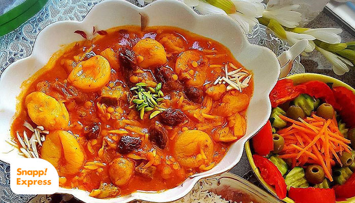 طرز تهیه خورش مرغ و آلو