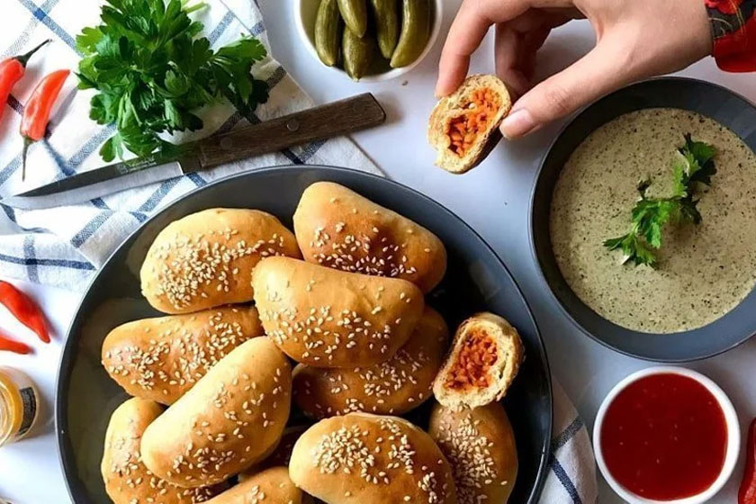 انواع غذا با سوسیس