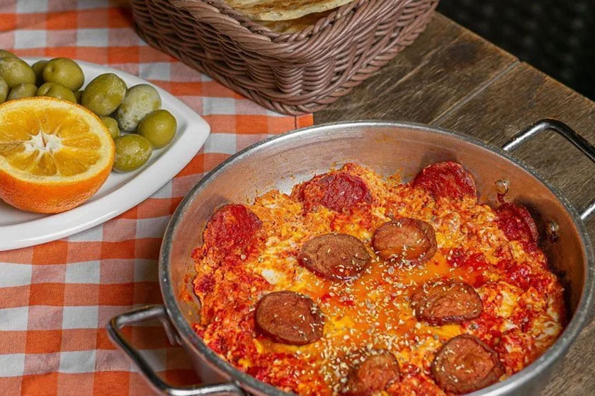 انواع غذا با سوسیس