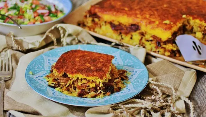 طرز تهیه ته چین گوشت