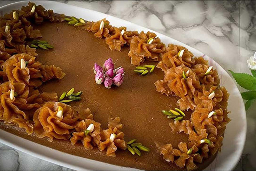 طرز تهیه حلوا با شیره انگور