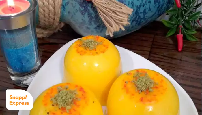 طرز تهیه دسر فنجانی زعفرانی