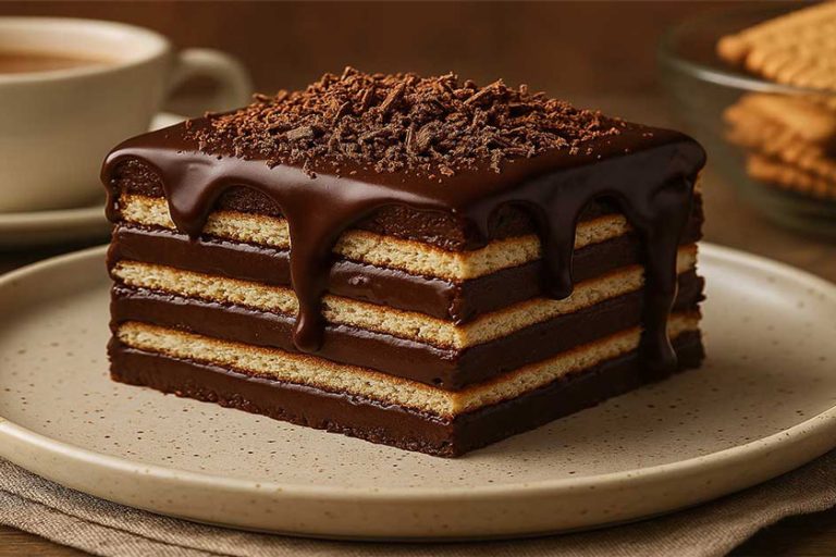 دسر با بیسکویت پتی بور