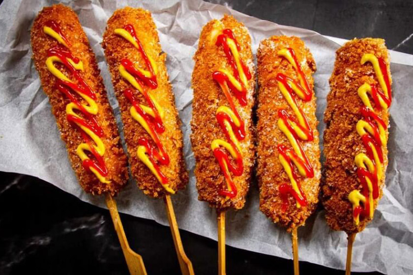 طرز تهیه کورن داگ