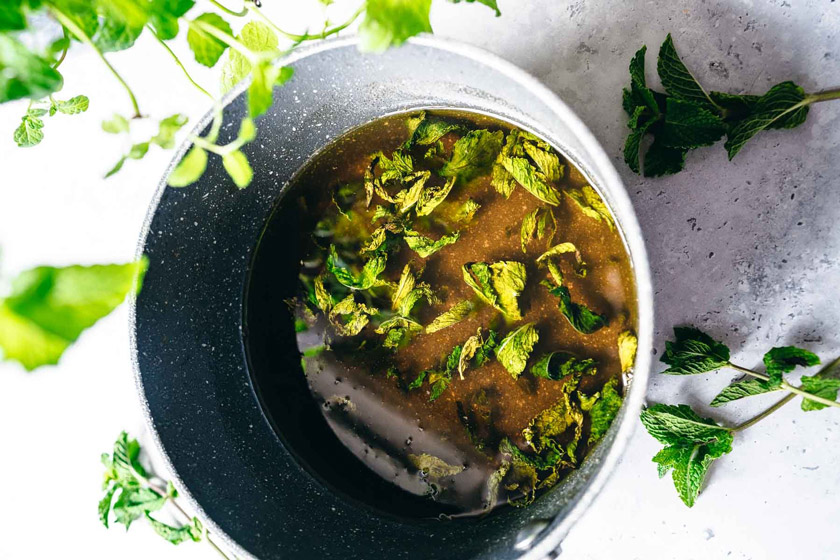 طرز تهیه شربت نعنا