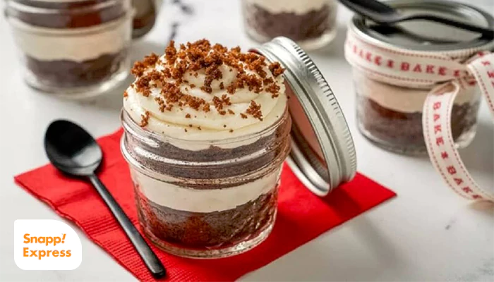 طرز تهیه انواع جار کیک؛ جار کیک یخچالی
