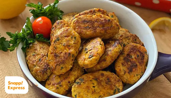 طرز تهیه کتلت مرغ بدون سیب زمینی