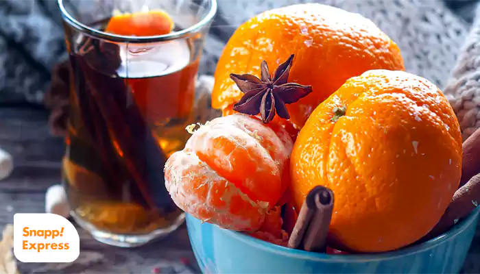 دمنوش پوست نارنگی و زنجبیل