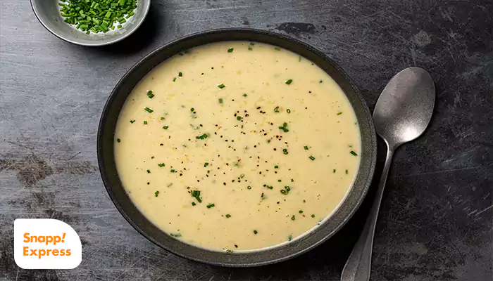 سوپ تره فرنگی با جو