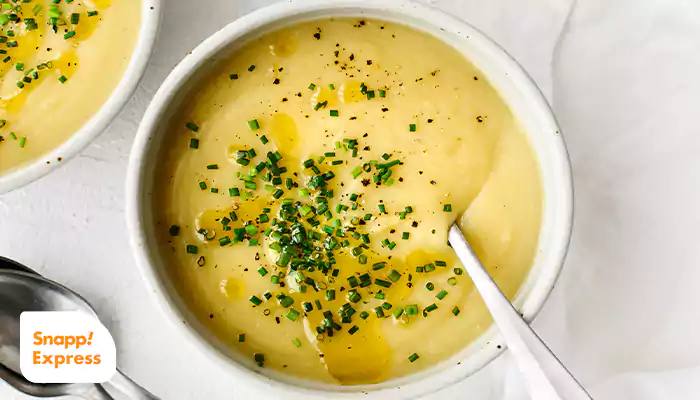 سوپ تره فرنگی بدون شیر