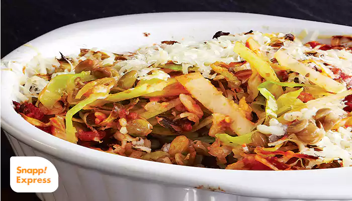 کلم پلو تهرانی با گوشت چرخ کرده