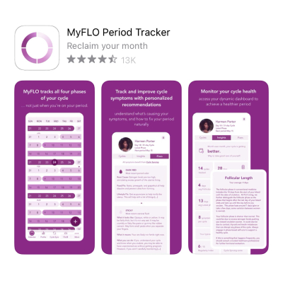 Myflo اپلیکیشن زنان پریود