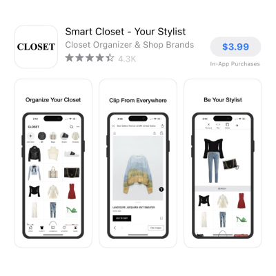 اپلیکیشن زنان لباس Smart closet