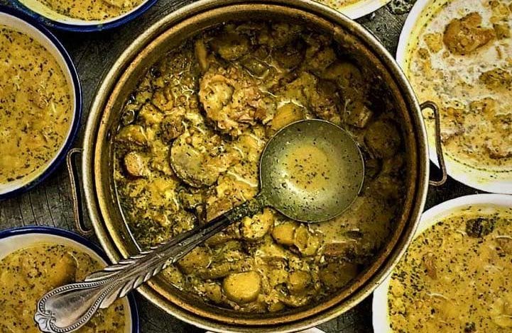 طرز درست کردن آبگوشت کشک لری-min