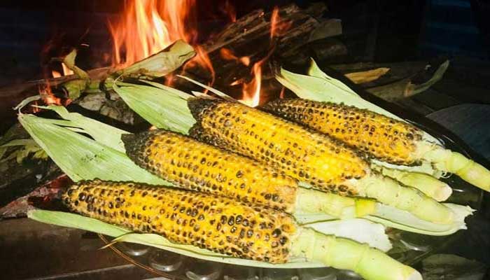 طرز تهیه بلال کبابی خوشمزه در فر، روی گاز و زغال با منقل