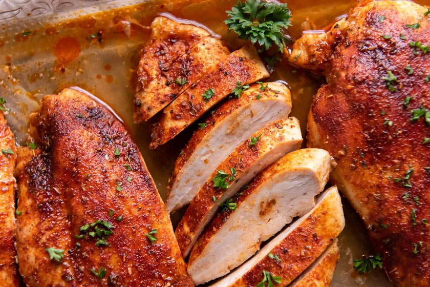 طرز تهیه استیک مرغ در فر 