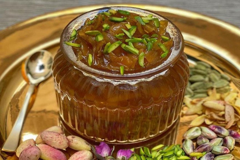 طرز تهیه مربای پوست پسته