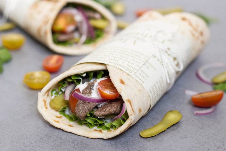 طرز تهیه شاورمای گوشت لبنانی