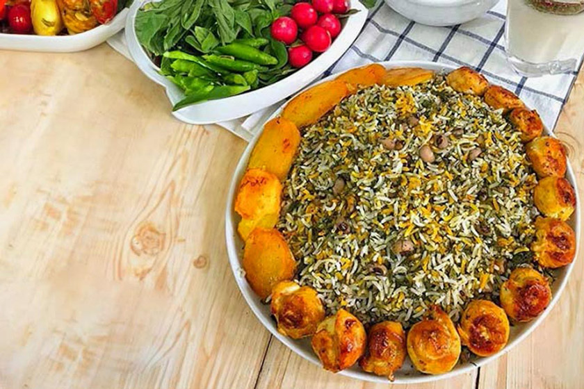 طرز تهیه پلو شوشتری با گوشت چرخ کرده