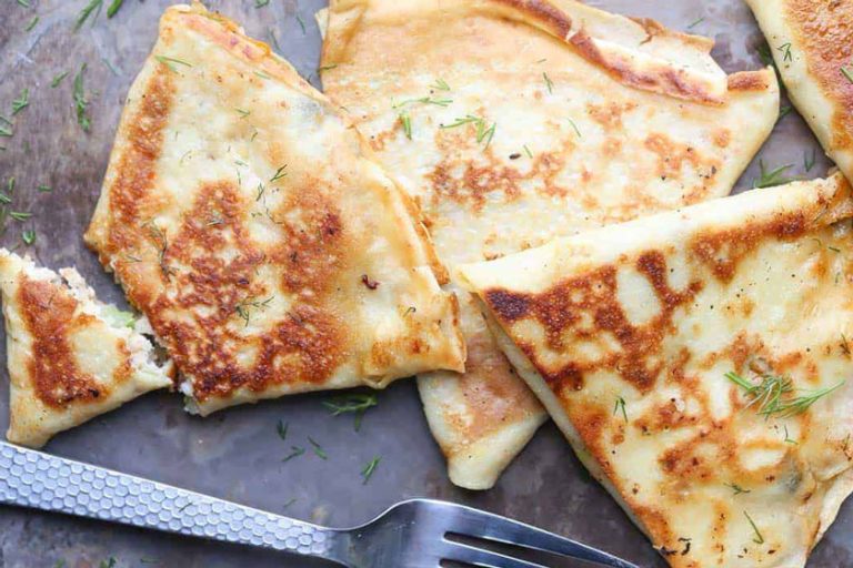 طرز تهیه کرپ گوشت و جعفری