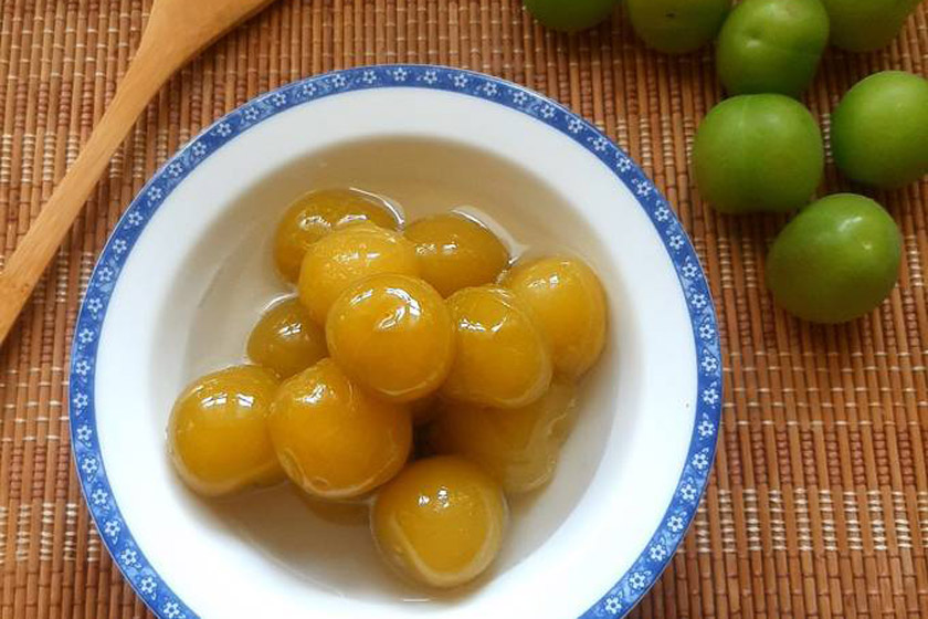 طرز تهیه کمپوت گوجه سبز