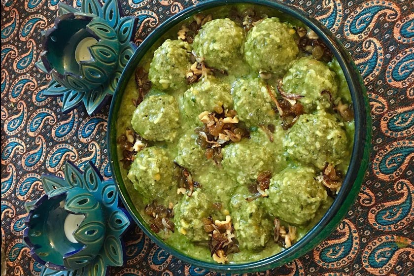 طرز تهیه کوفته سبزی شیرازی