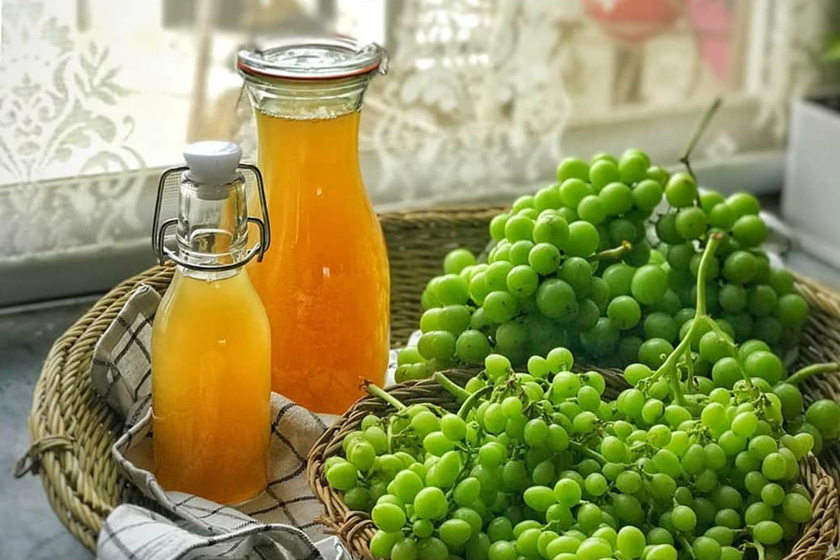 طرز تهیه آبغوره خانگی