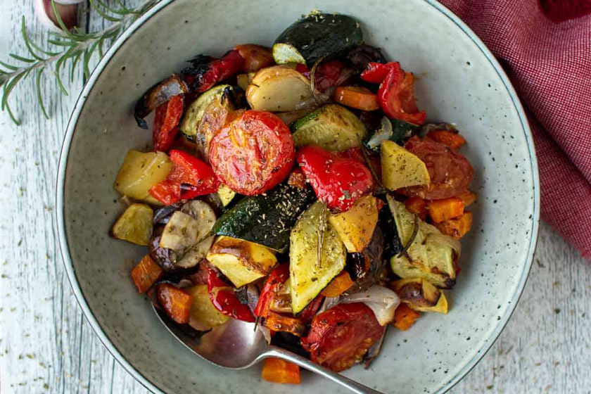 طرز تهیه بشقاب سبزیجات ایتالیایی