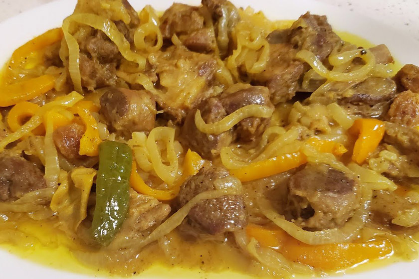 طرز تهیه دو پیازه افغانی