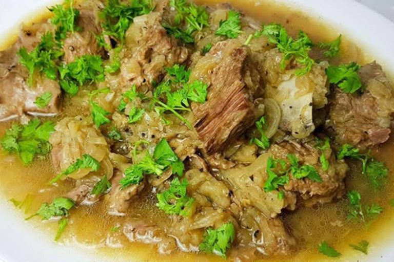 طرز تهیه دو پیازه افغانی