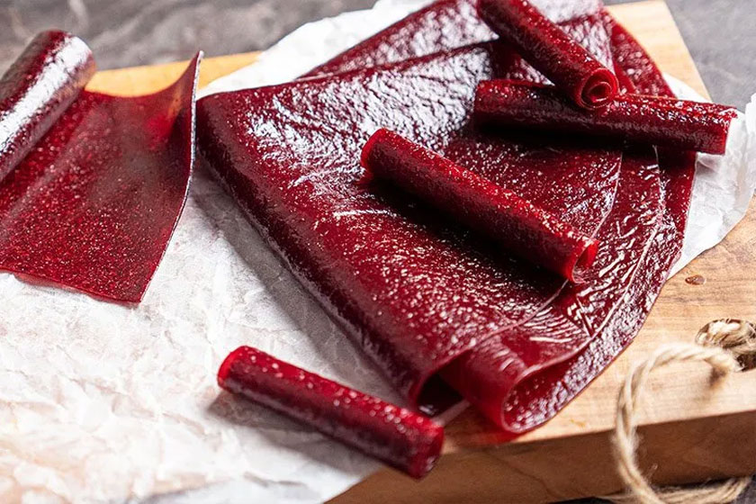 طرز تهیه لواشک زغال‌اخته