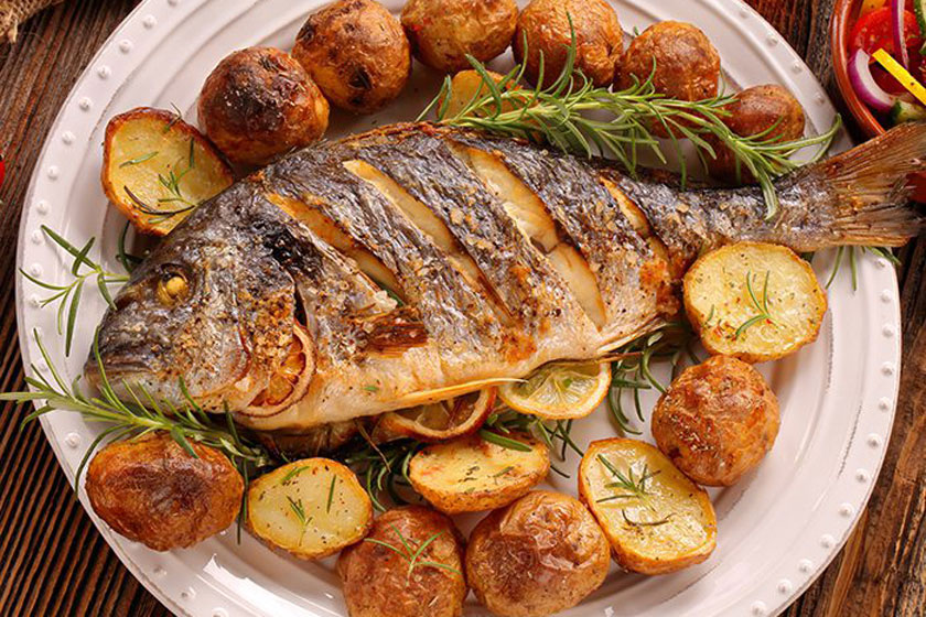 روش‌های پخت ماهی سرخو