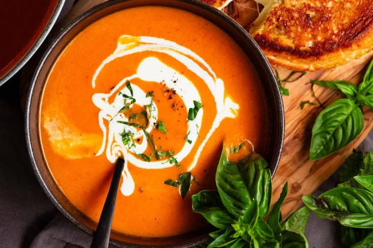 طرز تهیه سوپ گوجه‌فرنگی