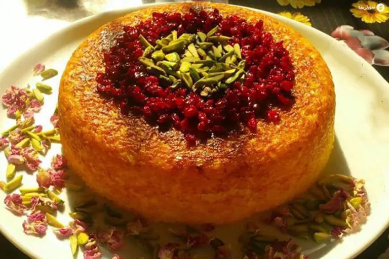 طرز تهیه ته چین لوبیا پلو