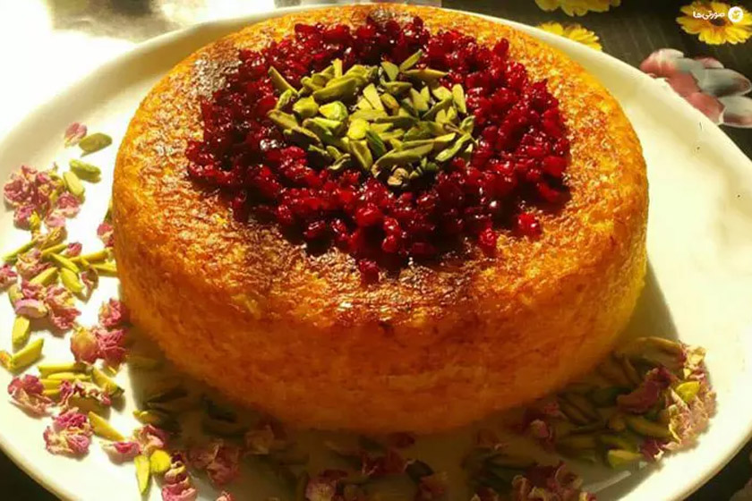 طرز تهیه ته چین لوبیا پلو
