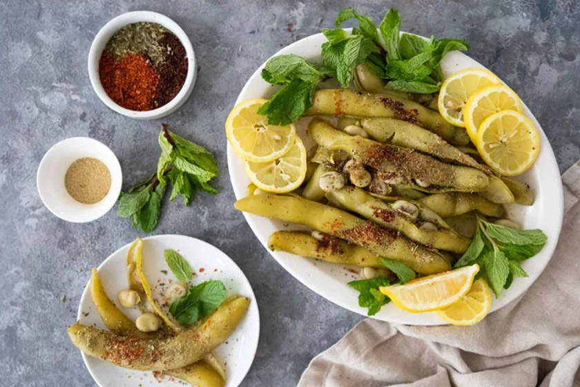 طرز تهیه باقالی تازه با پوست