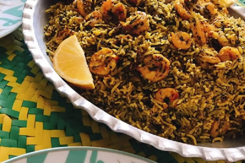 طرز تهیه میگو پلو جنوبی