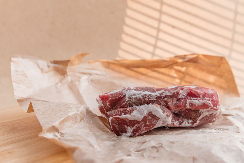 آب کردن یخ گوشت