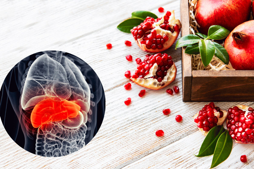 خواص انار برای کبد چرب
