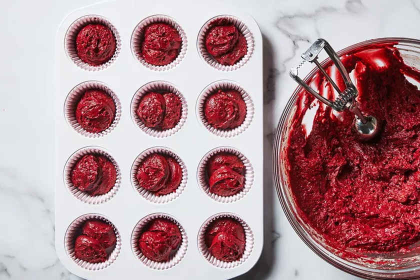 طرز تهیه کاپ‌کیک ردولوت