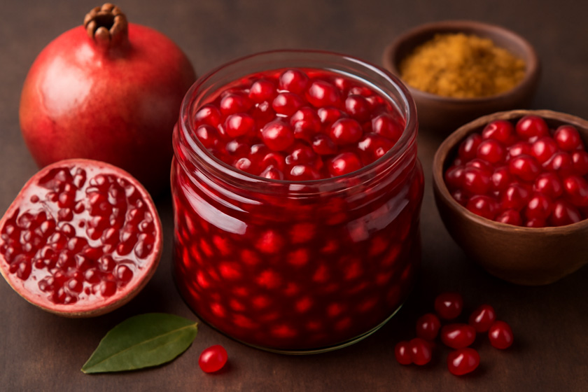 طرز تهیه ترشی انار